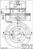 BREMBO 09.7314.14 (09731414) Brake Disc