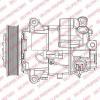 DELPHI TSP0155947 Compressor, air conditioning