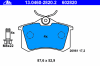 ATE 13.0460-2820.2 (13046028202) Brake Pad Set, disc brake