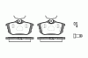 ROADHOUSE 2605.02 (260502) Brake Pad Set, disc brake