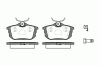 ROADHOUSE 2605.12 (260512) Brake Pad Set, disc brake