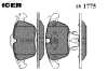ICER 181775 Brake Pad Set, disc brake