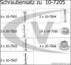 VAICO V10-7508 (V107508) Mounting Kit, control lever
