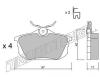 TRUSTING 356.0 (3560) Brake Pad Set, disc brake
