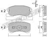 TRUSTING 390.0 (3900) Brake Pad Set, disc brake
