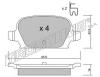 TRUSTING 557.0 (5570) Brake Pad Set, disc brake