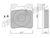 TRUSTING 583.0 (5830) Brake Pad Set, disc brake