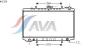AVA QUALITY COOLING DN2126 Radiator, engine cooling