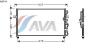 AVA QUALITY COOLING KA5014 Condenser, air conditioning
