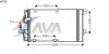 AVA QUALITY COOLING OL5326 Condenser, air conditioning