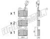 fri.tech. 010.1 (0101) Brake Pad Set, disc brake