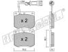 fri.tech. 025.1 (0251) Brake Pad Set, disc brake