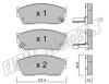 fri.tech. 056.2 (0562) Brake Pad Set, disc brake