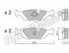 fri.tech. 072.1 (0721) Brake Pad Set, disc brake