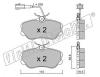 fri.tech. 076.0 (0760) Brake Pad Set, disc brake