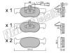 fri.tech. 081.0 (0810) Brake Pad Set, disc brake