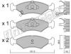 fri.tech. 129.0 (1290) Brake Pad Set, disc brake