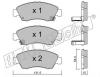 fri.tech. 140.0 (1400) Brake Pad Set, disc brake