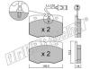 fri.tech. 141.0 (1410) Brake Pad Set, disc brake