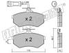 fri.tech. 151.3 (1513) Brake Pad Set, disc brake