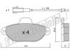 fri.tech. 162.2 (1622) Brake Pad Set, disc brake