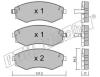 fri.tech. 195.1 (1951) Brake Pad Set, disc brake