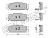 fri.tech. 213.0 (2130) Brake Pad Set, disc brake