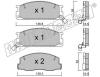 fri.tech. 289.0 (2890) Brake Pad Set, disc brake