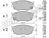 fri.tech. 310.0 (3100) Brake Pad Set, disc brake