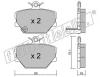 fri.tech. 350.0 (3500) Brake Pad Set, disc brake