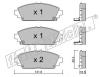 fri.tech. 479.0 (4790) Brake Pad Set, disc brake