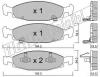 fri.tech. 541.0 (5410) Brake Pad Set, disc brake