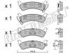 fri.tech. 543.0 (5430) Brake Pad Set, disc brake