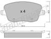 fri.tech. 563.0 (5630) Brake Pad Set, disc brake