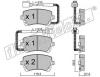 fri.tech. 570.1 (5701) Brake Pad Set, disc brake