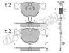 fri.tech. 575.1W (5751W) Brake Pad Set, disc brake