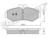 fri.tech. 588.0 (5880) Brake Pad Set, disc brake