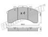 fri.tech. 596.0 (5960) Brake Pad Set, disc brake