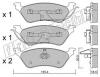 fri.tech. 641.0 (6410) Brake Pad Set, disc brake