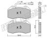 fri.tech. 667.1 (6671) Brake Pad Set, disc brake