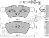 fri.tech. 686.0W (6860W) Brake Pad Set, disc brake