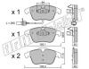 fri.tech. 691.2 (6912) Brake Pad Set, disc brake