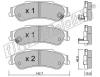 fri.tech. 738.0 (7380) Brake Pad Set, disc brake