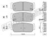 fri.tech. 743.0 (7430) Brake Pad Set, disc brake