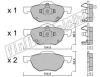 fri.tech. 746.0 (7460) Brake Pad Set, disc brake