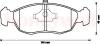 JURID 571902J Brake Pad Set, disc brake