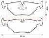 JURID 571960J Brake Pad Set, disc brake