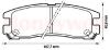 JURID 572186J Brake Pad Set, disc brake