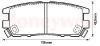 JURID 572200J Brake Pad Set, disc brake