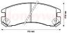 JURID 572236J Brake Pad Set, disc brake